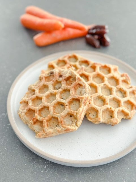 Gaufres aux carottes pour bébé