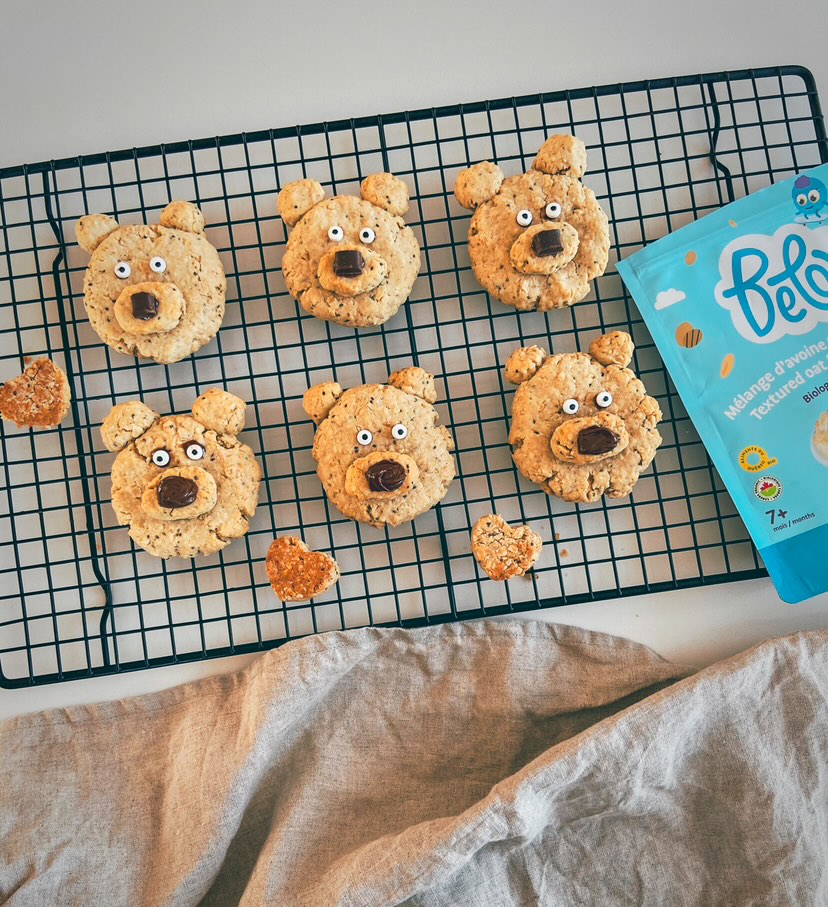 Biscuits à l’avoine pour bébé dès l'âge de 7 mois ! Créatifs et délicieux !