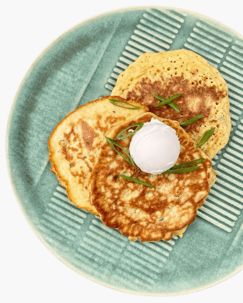 Pancakes végés aux pois chiches pour bébé